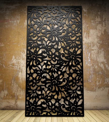 botanical floral dekorativni panel